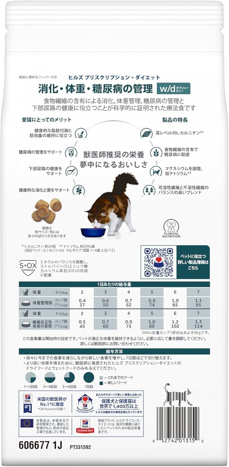 Amazon | ヒルズ プリスクリプションダイエット キャットフード ドライ